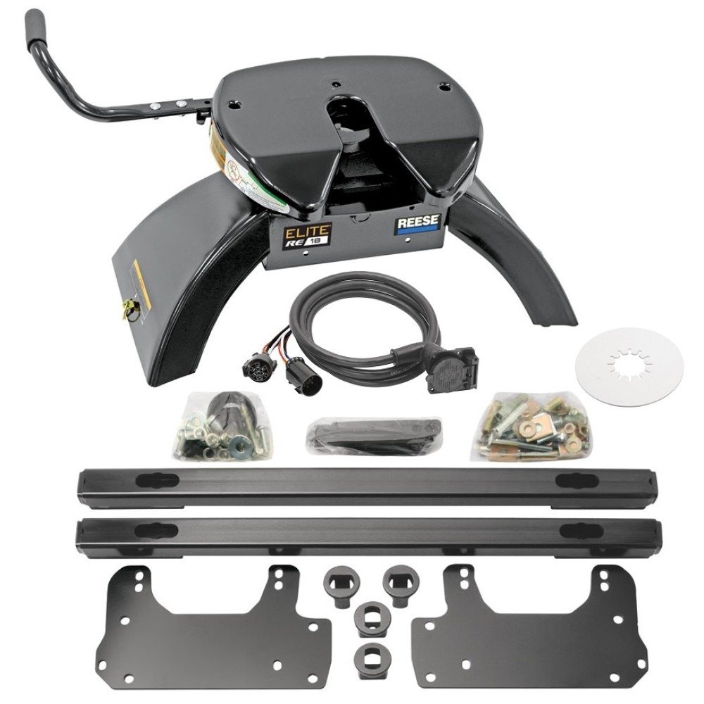 Reese Elite Rails 18K 5th Wheel Hitch for 02-13 Dodge Ram 2012 Ram 1500 Light Electric Trailer Brake Disconnected